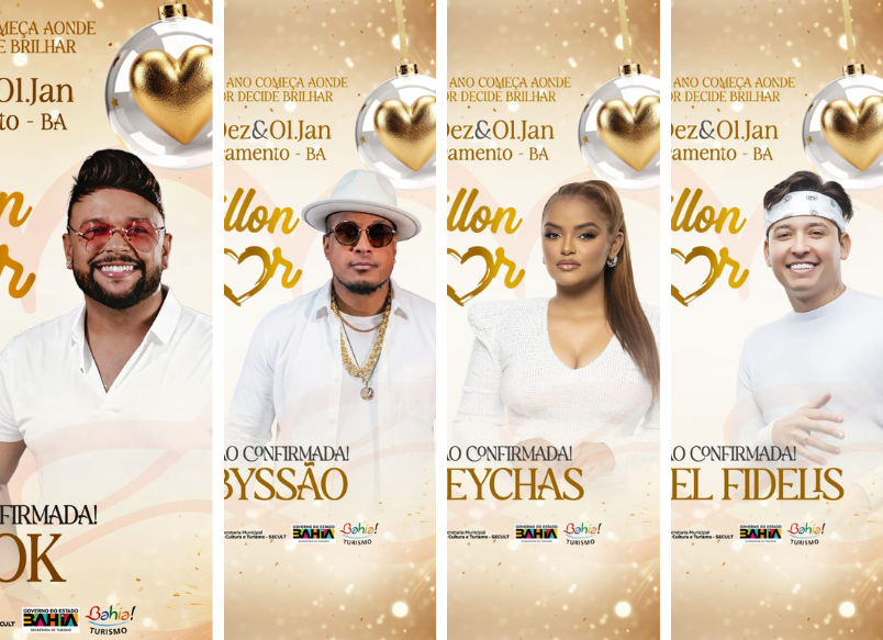 Réveillon do Amor 2025/2026 confirma seis atrações em Livramento de Nossa Senhora