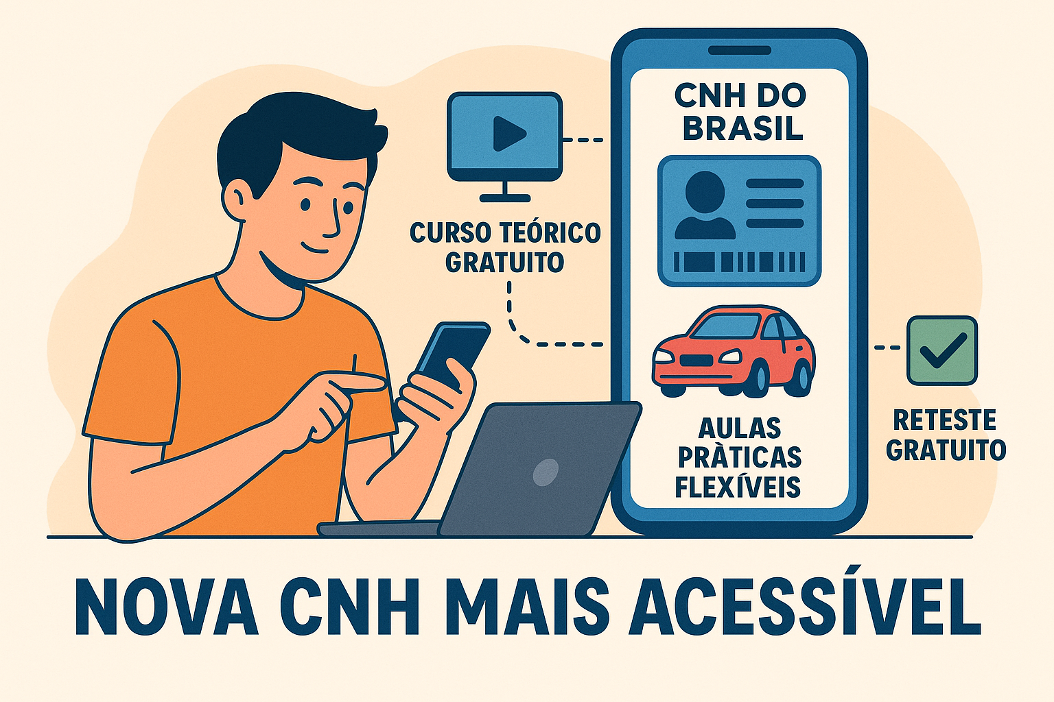 CNH mais barata e digital: novas regras já estão valendo em todo o Brasil